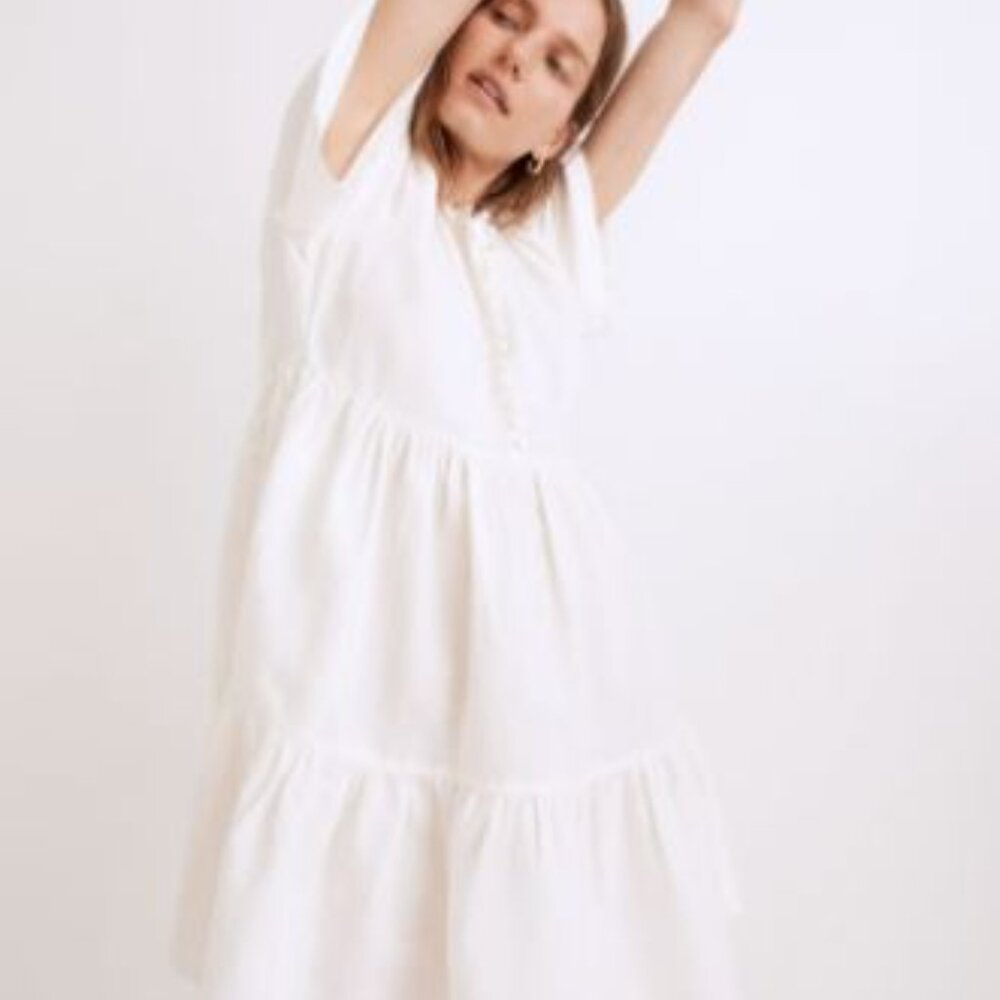 Madewell cream dress